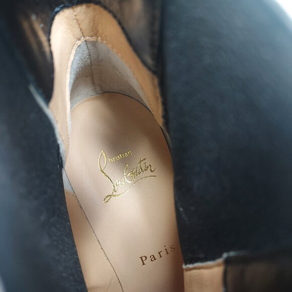 Christian Louboutin Black Leather Turelastic Chelsea Boot - Picture 5 of 10